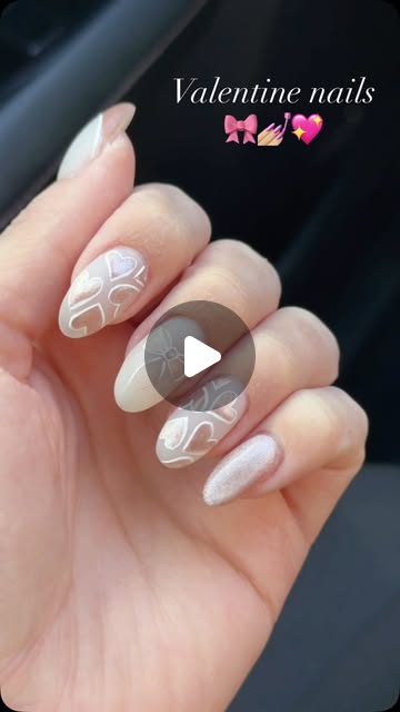 Nail refresh — hand-painted nail art