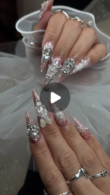 Editorial nail set — nail art by Sierra Earl